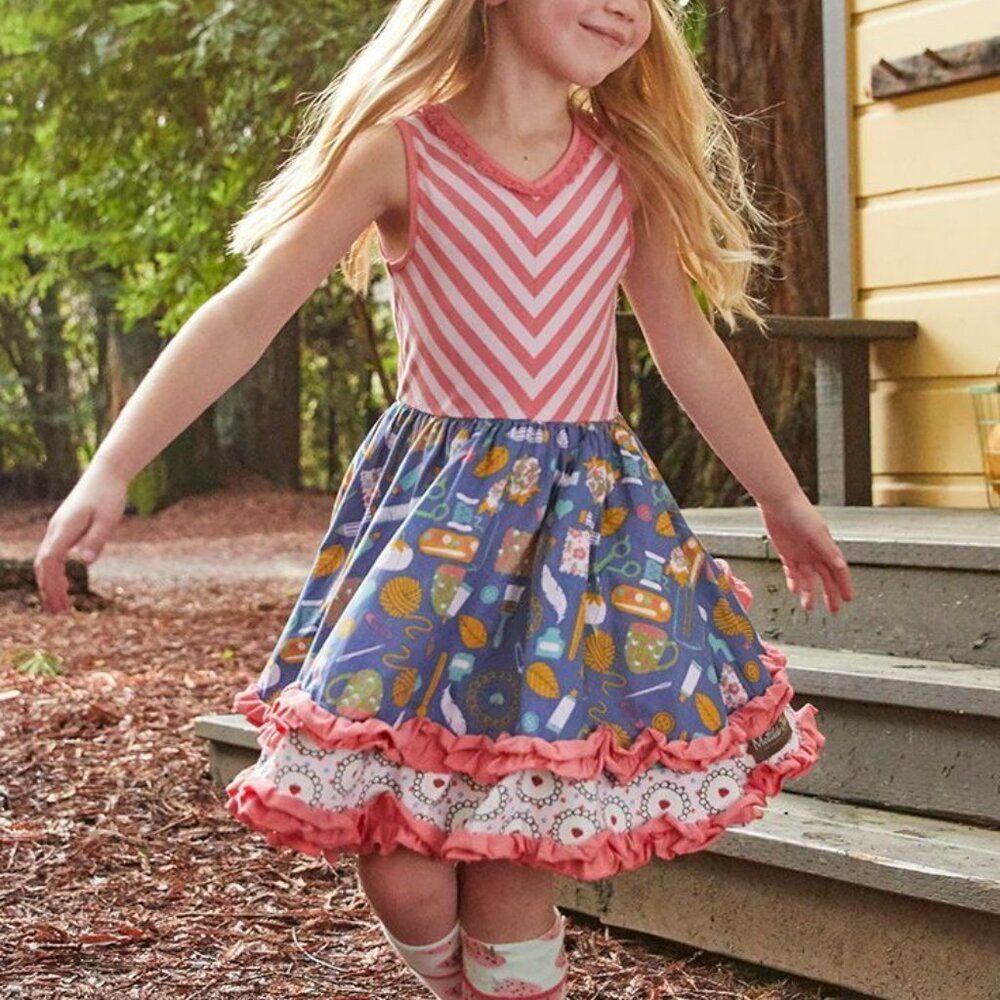 Matilda Jane Work of Heart Dress Girls Size 6